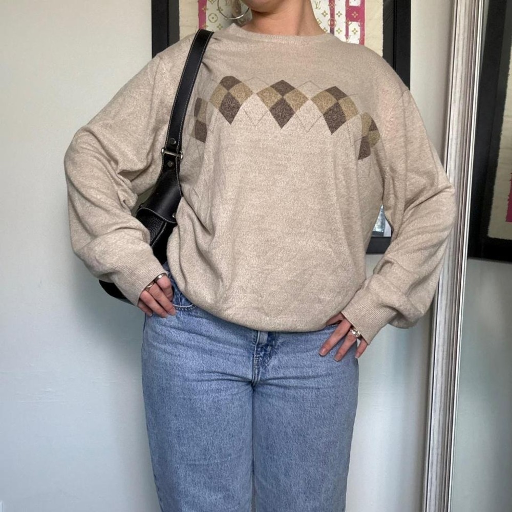 Vintage chunky knit sweater